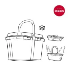 Reisenthel Shopping Carrybag Iso Black -Mode Tassen Verkoopwinkel image 9660