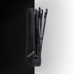 Knirps T.020 Small Manual Black -Mode Tassen Verkoopwinkel image 9691