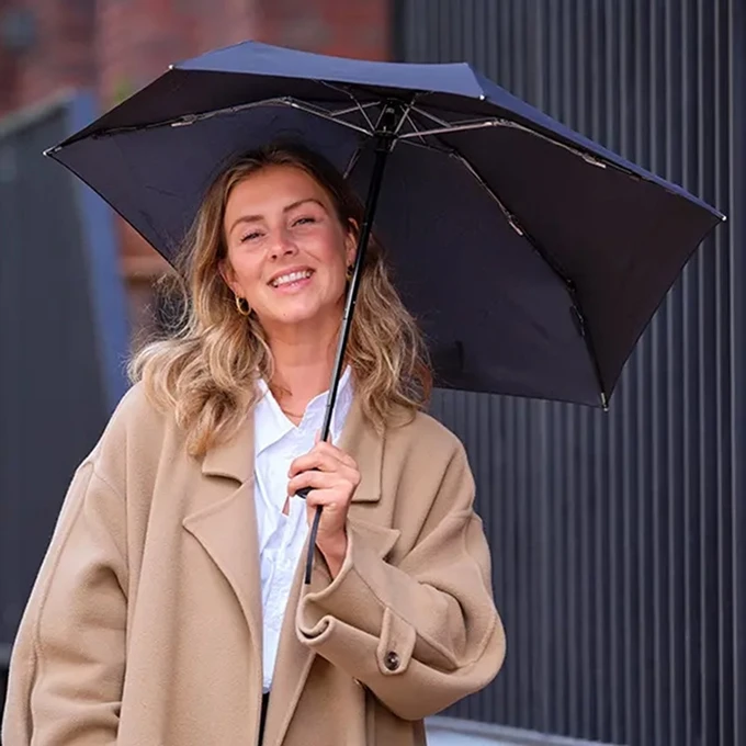 Senz Micro Manual Opvouwbare Stormparaplu super lemon Senz Micro Manual Opvouwbare Stormparaplu Super Lemon -Mode Tassen Verkoopwinkel image 9774