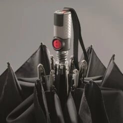 Knirps T.771 Long Automatic Paraplu 2Line Up Stone Ecorepel -Mode Tassen Verkoopwinkel image 9962