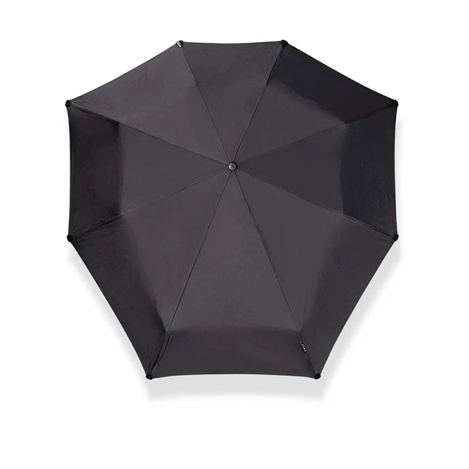 Senz Manual Opvouwbare Stormparaplu pure black Senz Manual Opvouwbare Stormparaplu Pure Black -Mode Tassen Verkoopwinkel image 9983